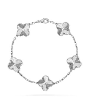Bratara Van Cleef & Arpels Alhambra Vintage Silver