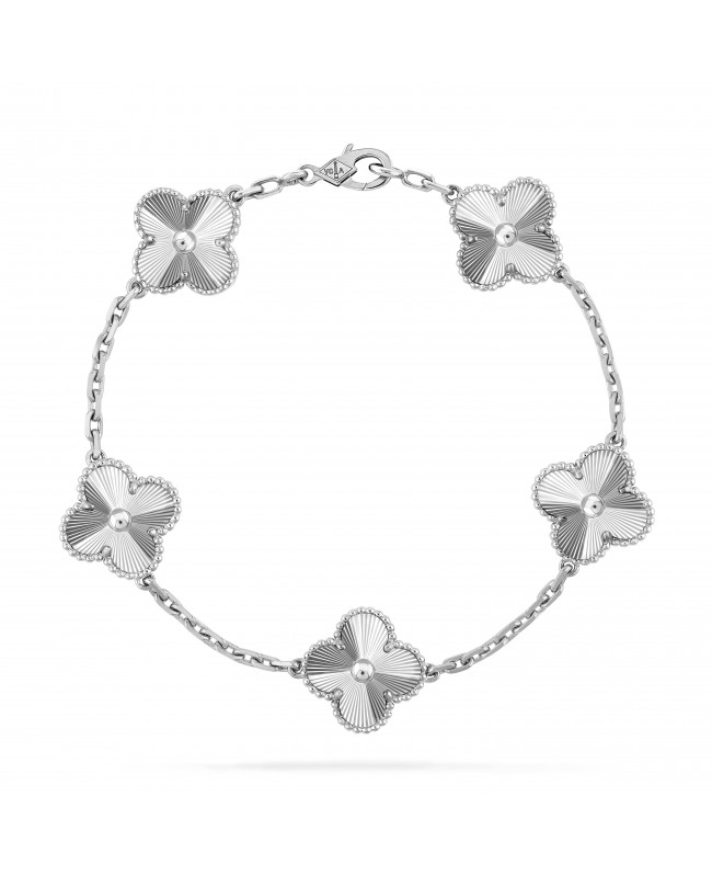 Bratara Van Cleef & Arpels Alhambra Vintage Silver