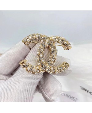 Brosa Chanel Damen Gold
