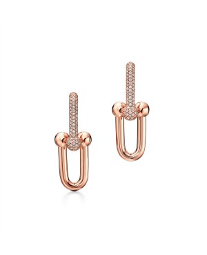 Cercei Tiffany & Co. Link Diamonds Rose Gold