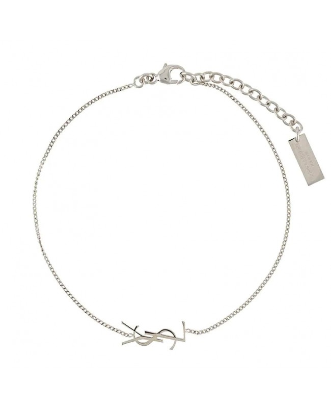 Bratara Yves Saint Laurent Monogram Silver