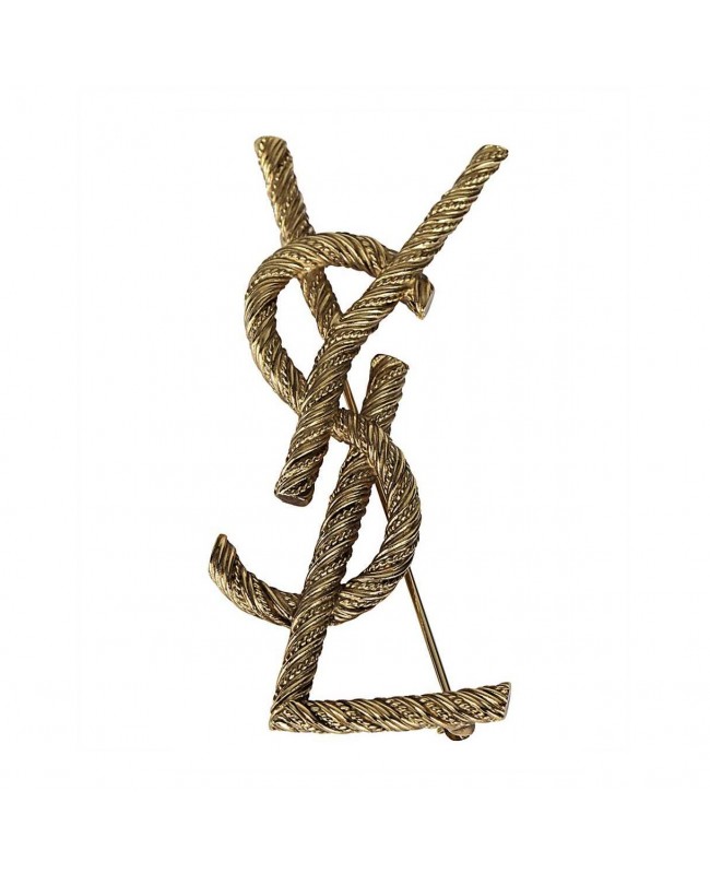 Brosa Yves Saint Laurent Gold