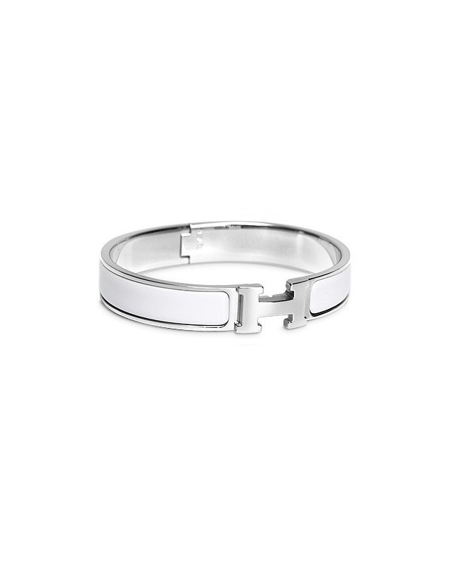 Hermes Click H White Silver