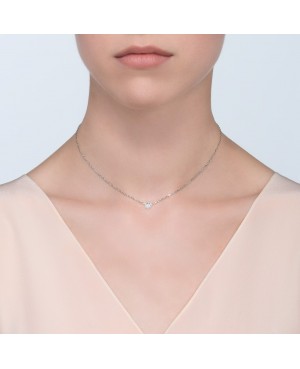 Cartier Diamants Legers Necklace Silver