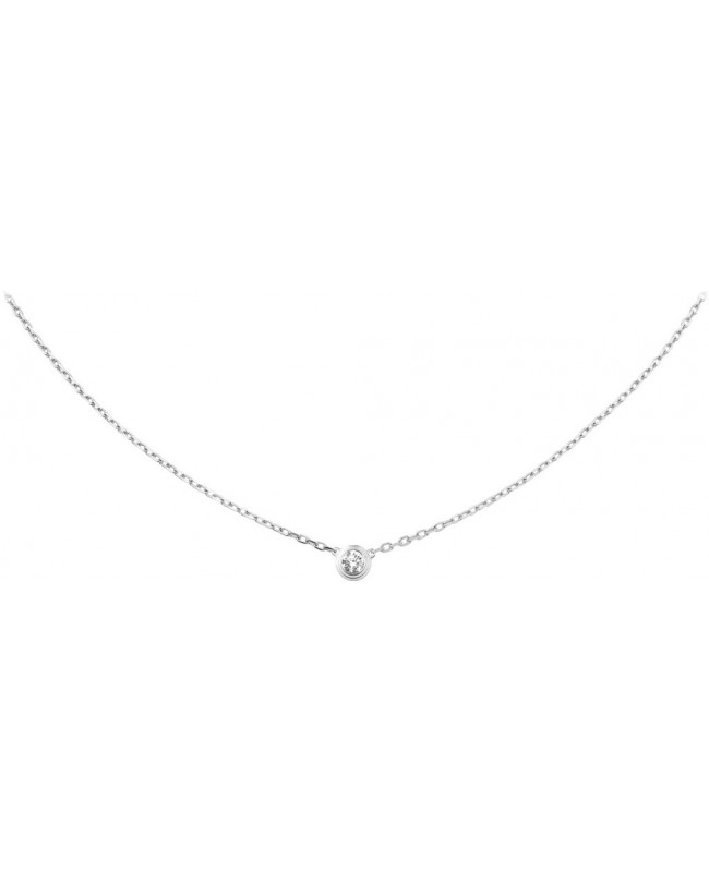 Cartier Diamants Legers Necklace Silver