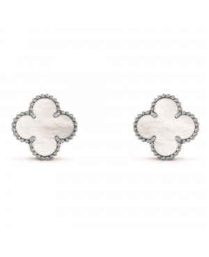 Cercei Van Cleef & Arpels Alhambra Silver